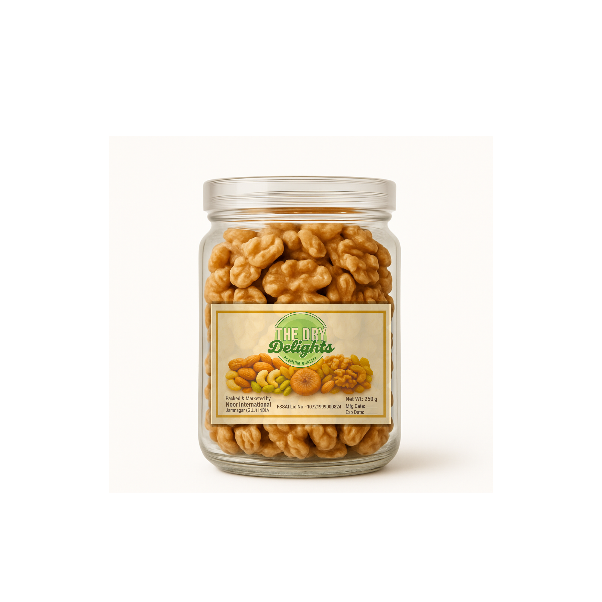 Premium Walnut kernel-Buy Online in India (250g)